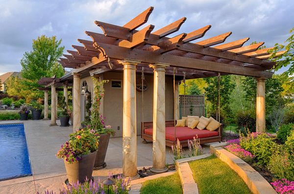 Outdoor hanging bed