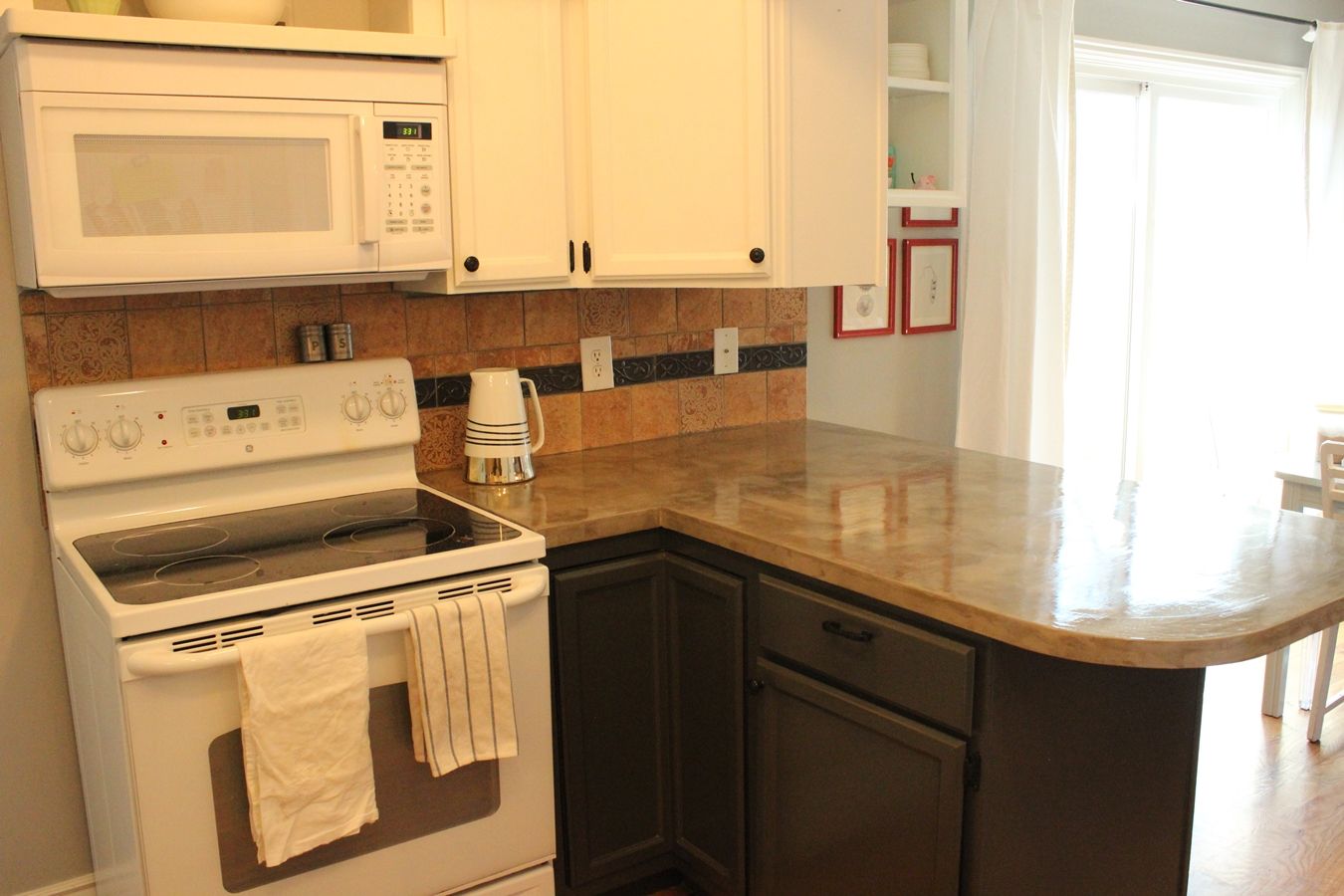 DIY concrete countertop
